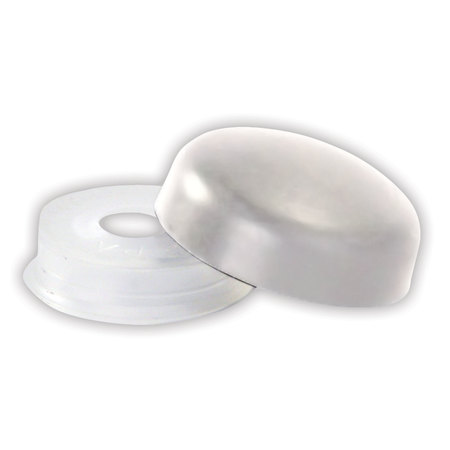 JR PRODUCTS JR Products 20375 Screw Covers, Pack of 14 - White 20375